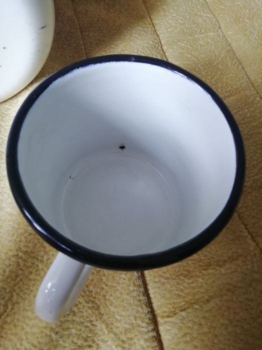 Эмалированный бидончик господарський. Производство ссср