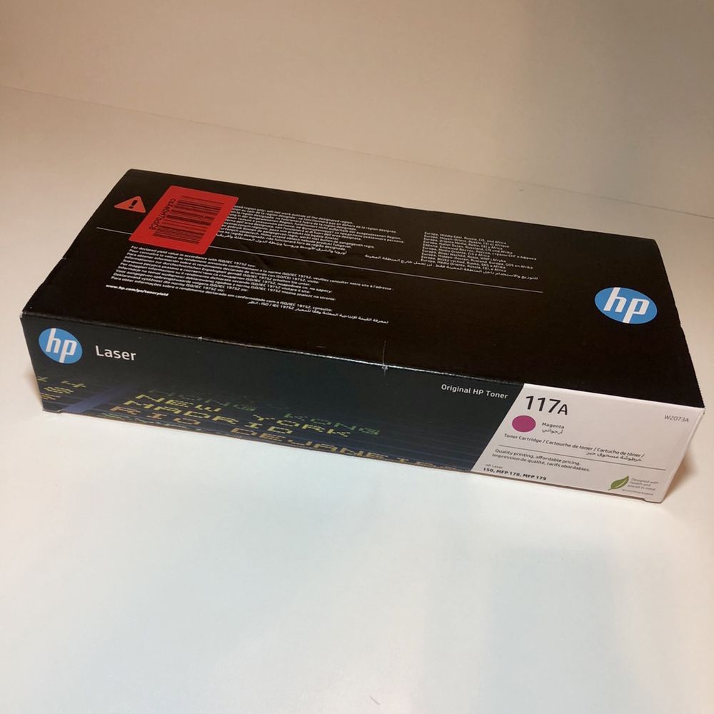 Новий Картридж Тонер HP Laser 117A Magenta (W2073A) Пурпурний
