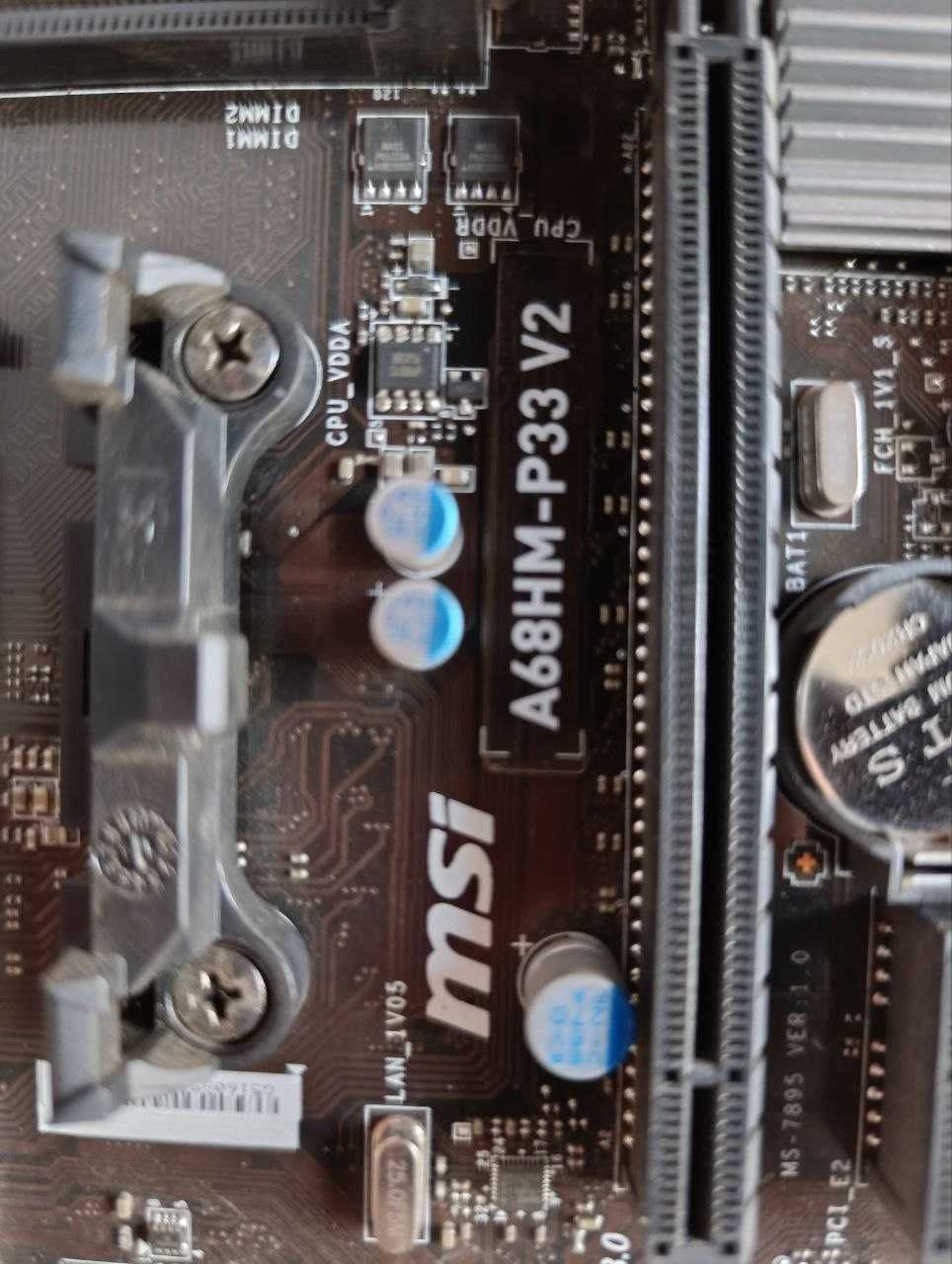 Материнськая плата MSI A68HM-P33 V2