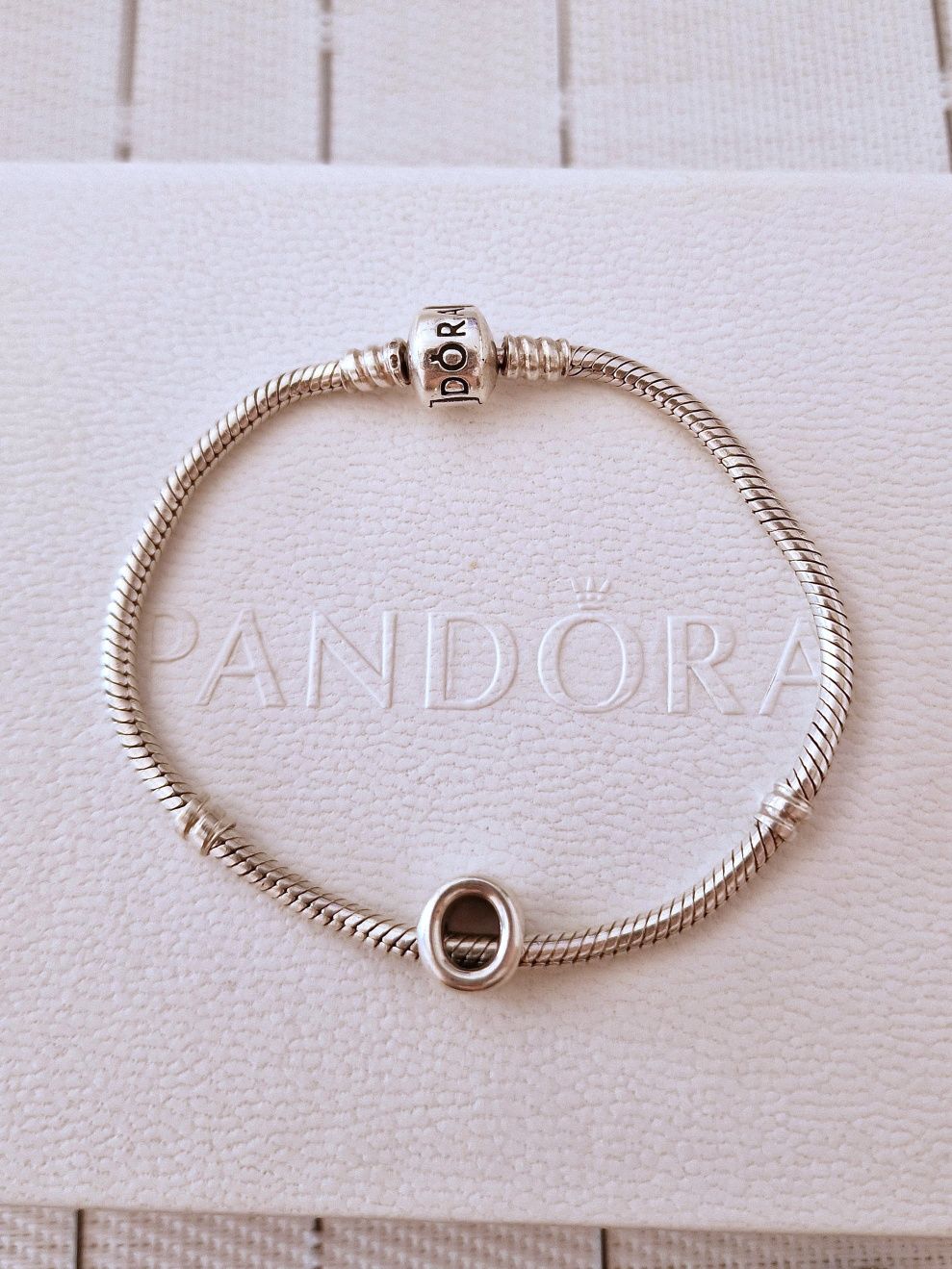 Pulseira com conta Original da Pandora tamanho 21