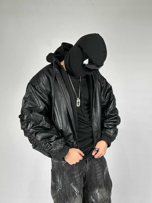 Бомбер двохшаровий MA-1 черный куртка чорна курточка opium black S M L