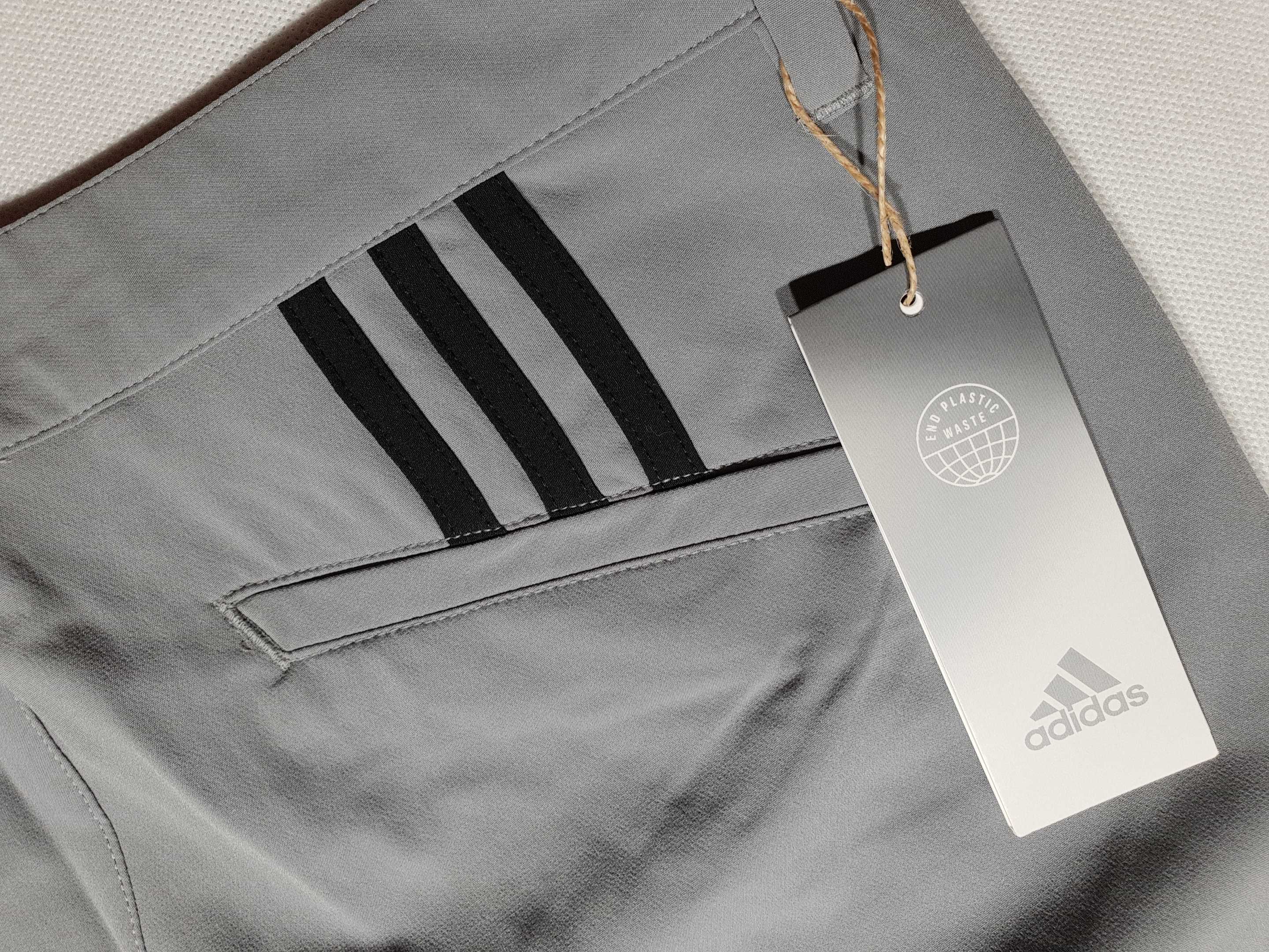 ADIDAS szare spodnie chino tech pant W34L32 90cm