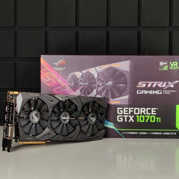 Вiдеокарта Asus ROG Strix GTX 1070ti 8GB