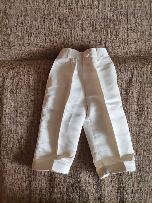 Elegancki komplet chłopiec chrzest uroczystość