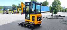 JCB JCB 16 C ful opcja najbogatsza jak nowa mini koparka sprowadzona 1 wł 2 łyżki szybkozłącze 19 8018