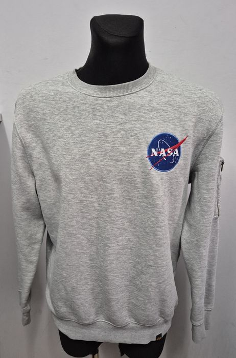 ALPHA INDUSTRIES roz. L bawelnians bluza męska logowana
