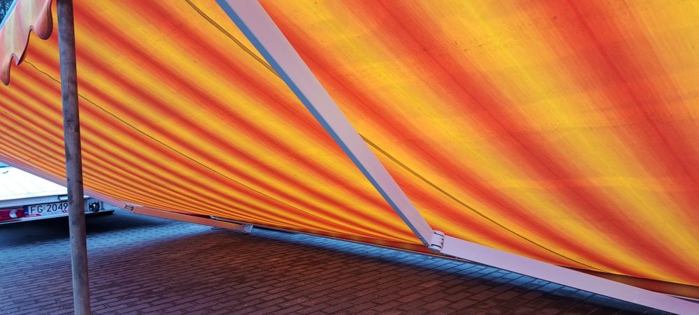 Markiza tarasową 6x3m elektryczna kaseta