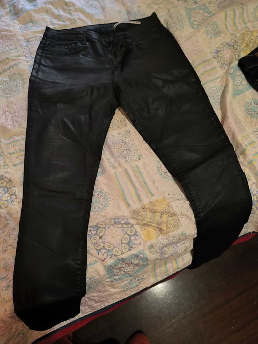 Calças de imitação de pelo da Zara n 36