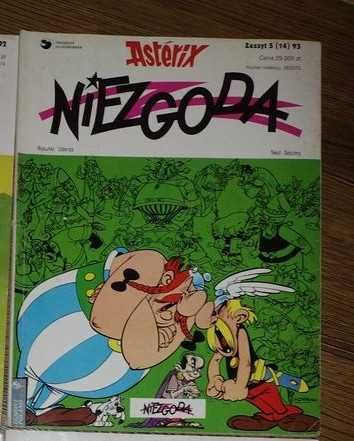 Asterix i Obelix komiksy 30 letnie dwa komiksy.