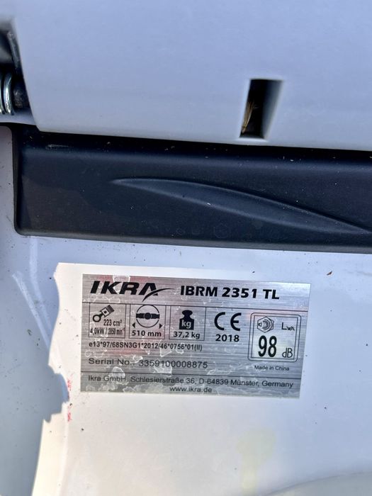 Газонокосилка Ikra Mogatec IBRM 2351 TL бензиновый самоходный