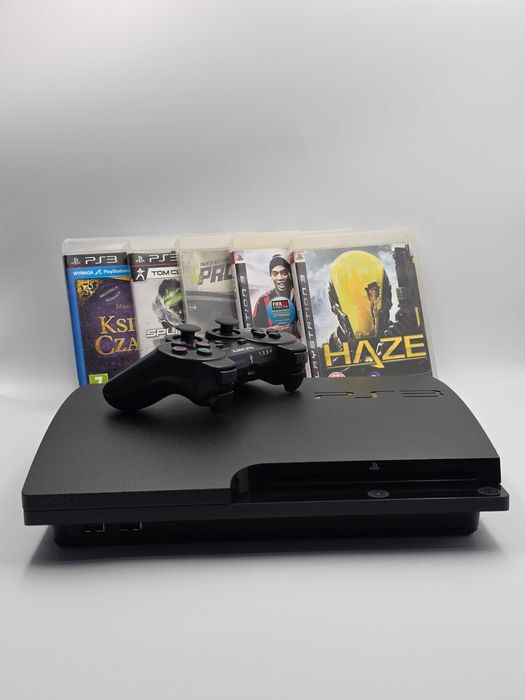 Sony PS3 PlayStation3 Slim 320GB 5 gier GWARANCJA 6 miesięcy WYSYŁKA
