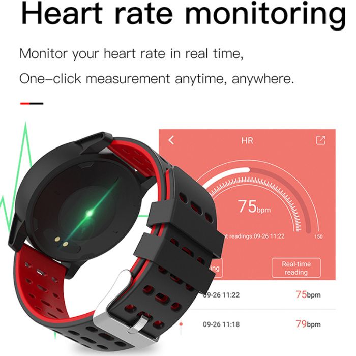 Telefon smartwatch monitorujący aktywność sportową