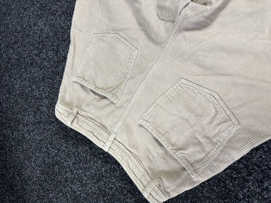 Bershka бежеві штани вельвет 38