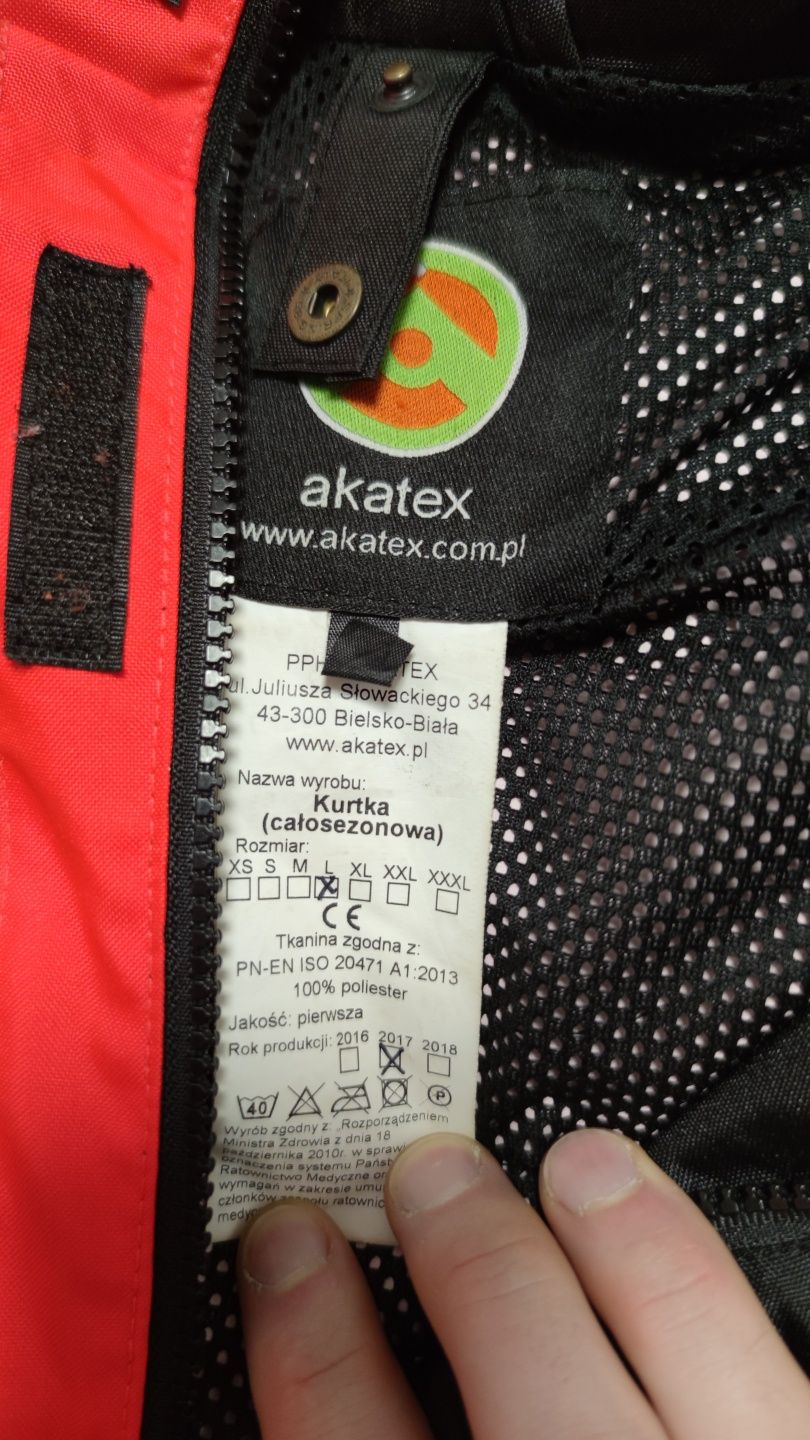 Kurtka calosezonowa + bluza polarowa ratownik medyczny akatex