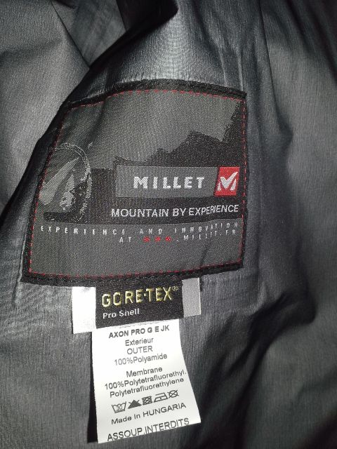 Kurtka Alpinistyczna Hard Shell – Millet Axon Pro GTX GoreTex ProShell