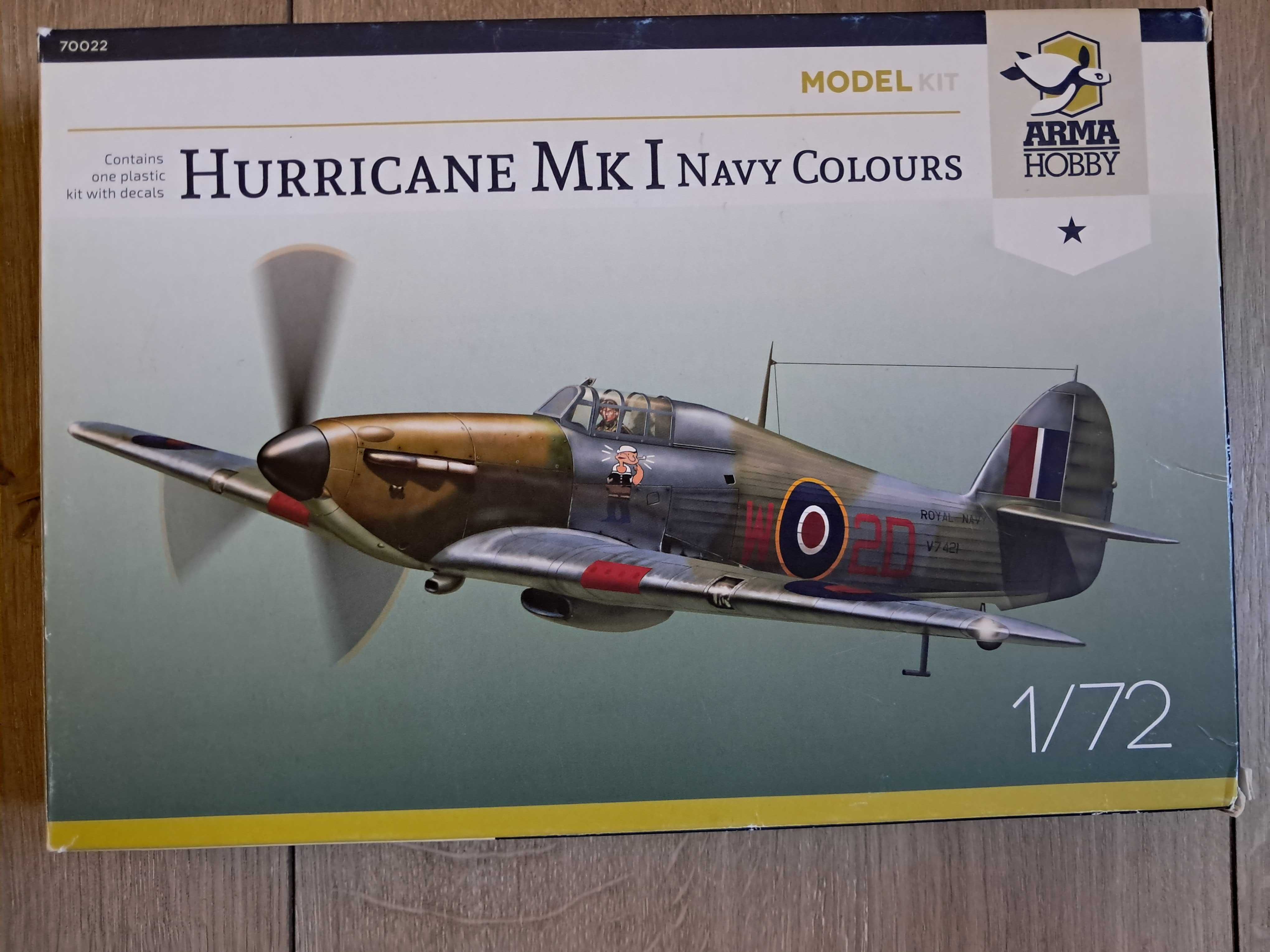 Hurricane MKI navy arma hobby 1/72