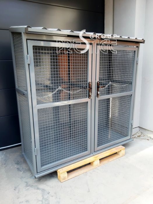 Klatka BOX, KOntener na butle z Gazem Propan Butan 33 KG na 4 butle