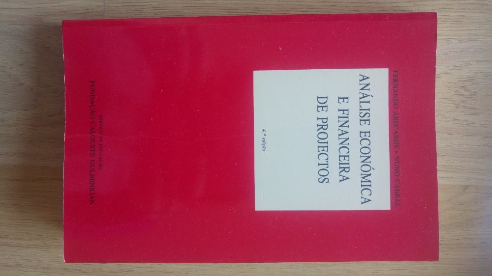 Livro "Análise Económica e Financeira de Projectos"