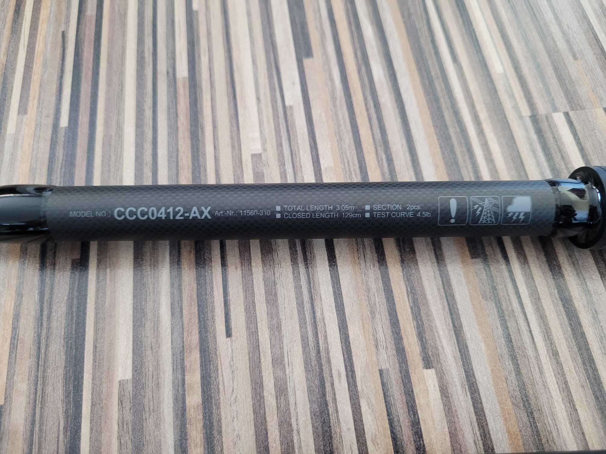 Daiwa Crosscast EXT Carp - 3,00m 4,50lb, Składany dolnik