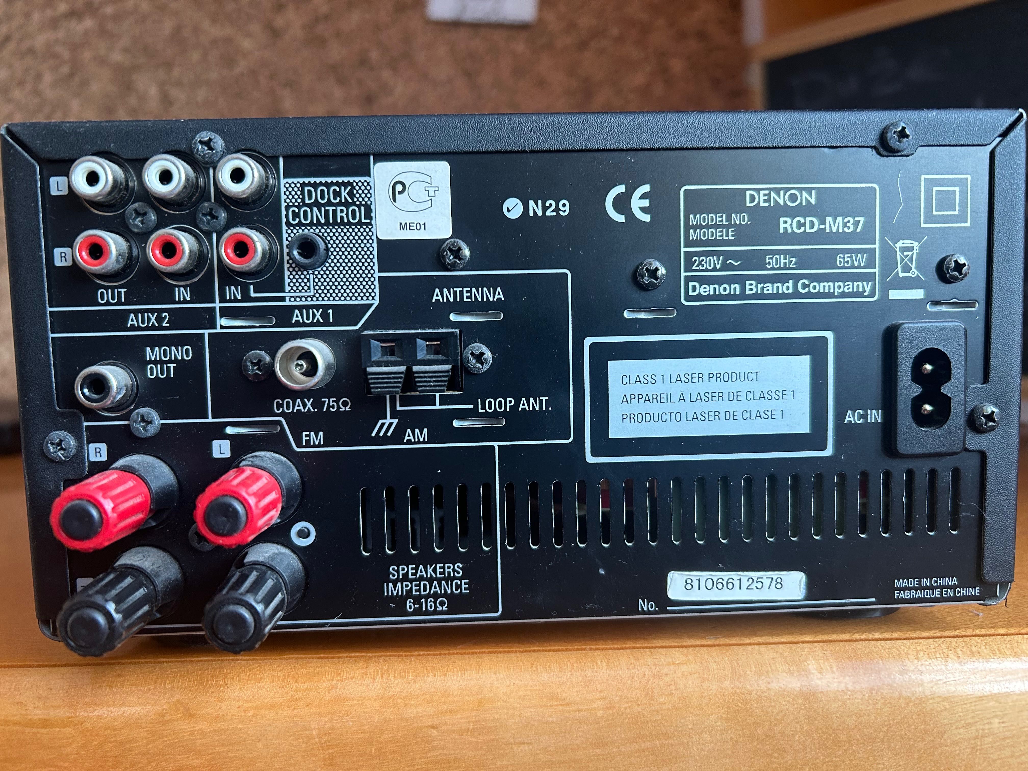 Denon RCD-M37 z pilotem