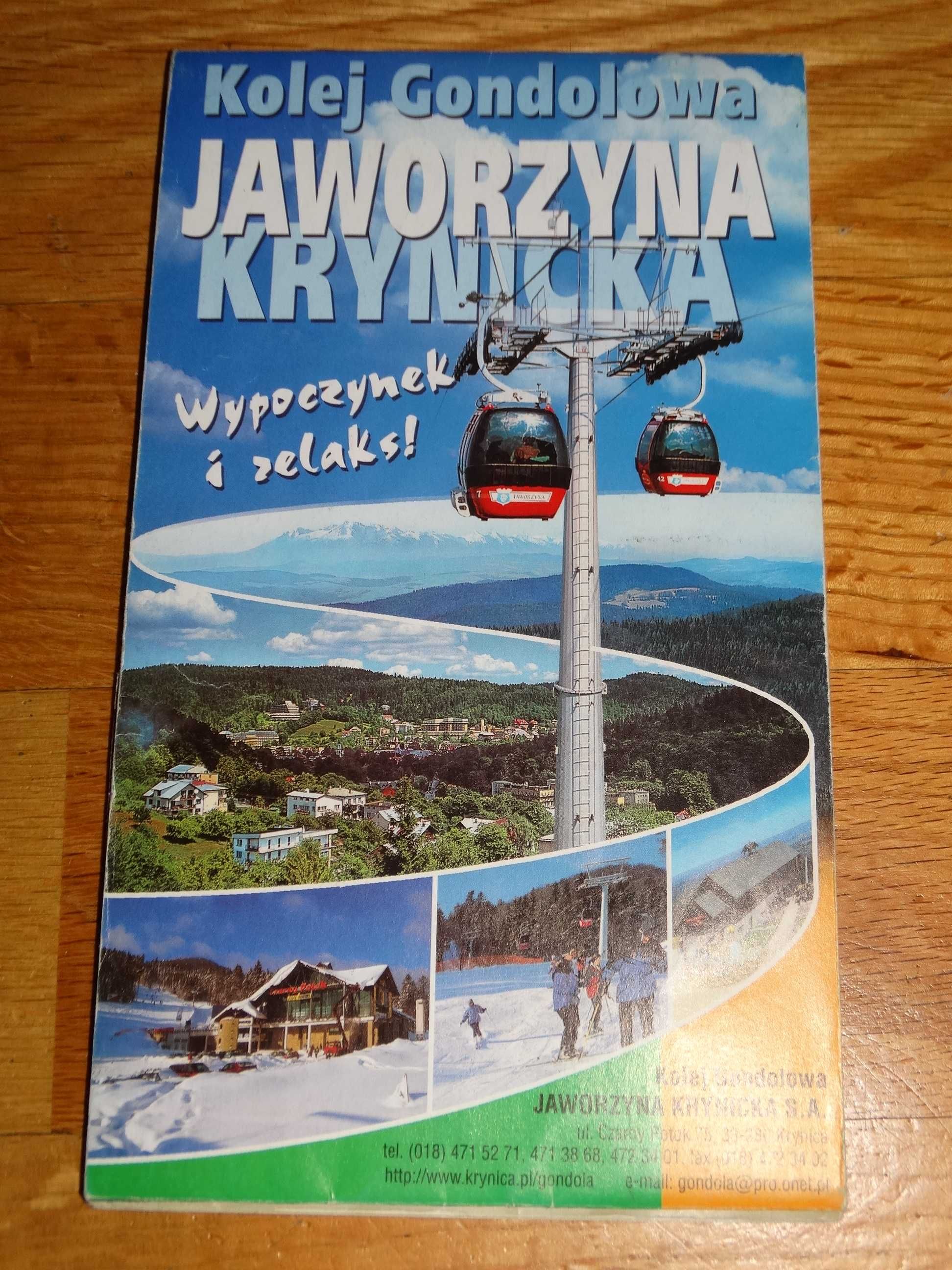 Krynica Zdrój Muszyna i okolice mapa turystyczna 1: 50 000