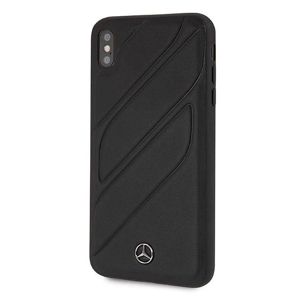 Etui Mercedes New Organic I na iPhone XS Max - czarne
