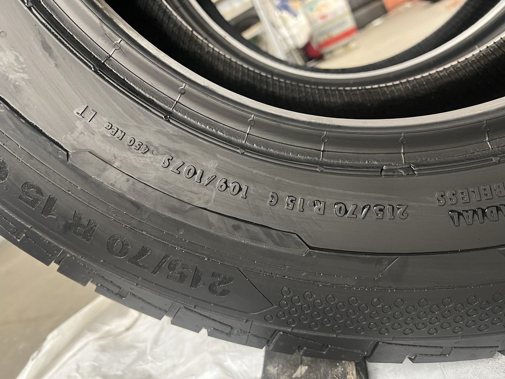 Opony letnie 215/70/R15C Continental ContiVanContact 100 / 23r - 2 szt