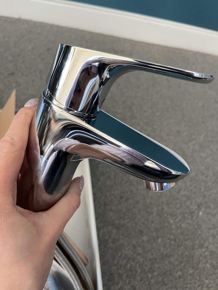 Hansgrohe bateria umywalkowa  srebrna