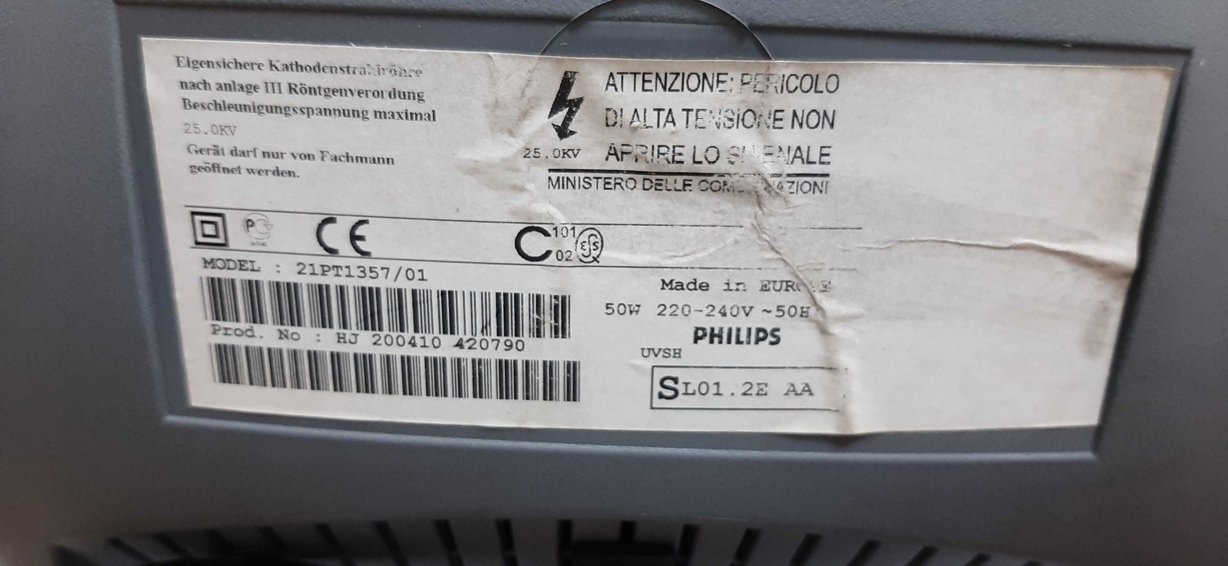 Телевизор PHILIPS 21pt1357, рабочий