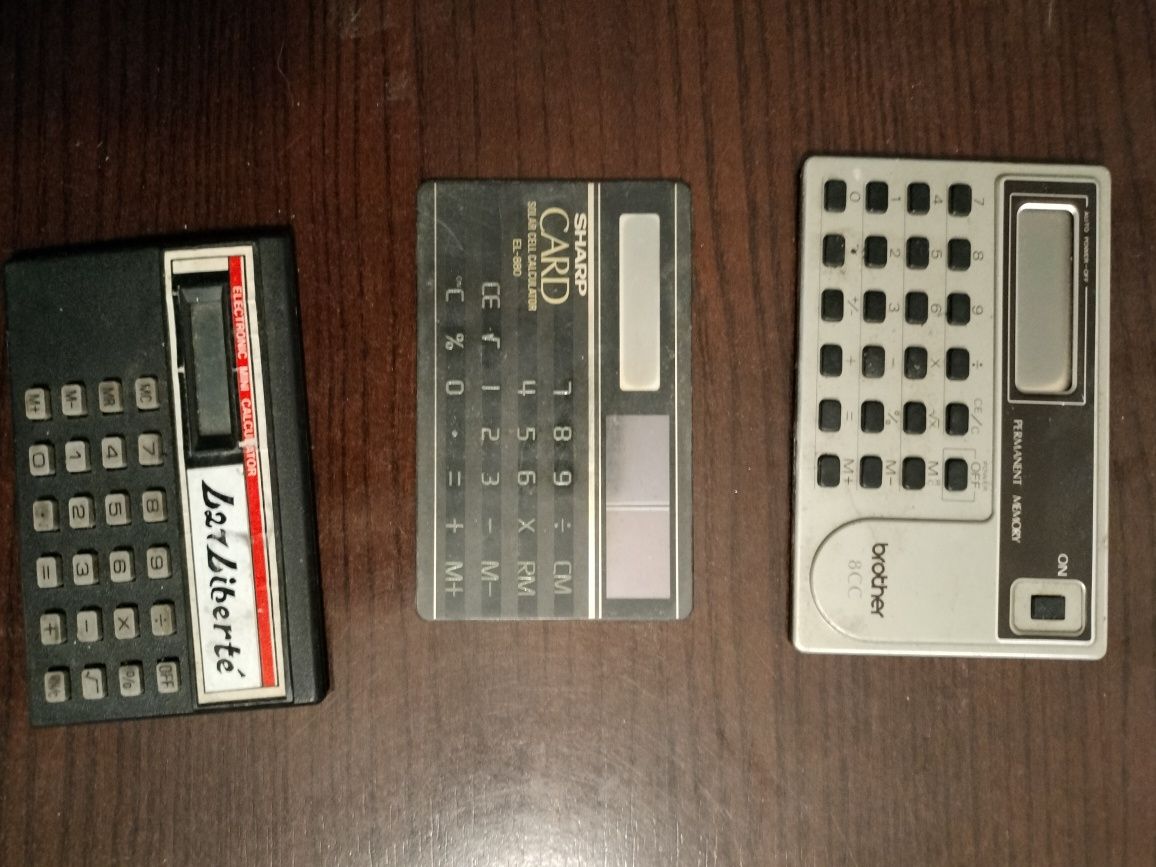 Máquinas calculadoras raras de coleção