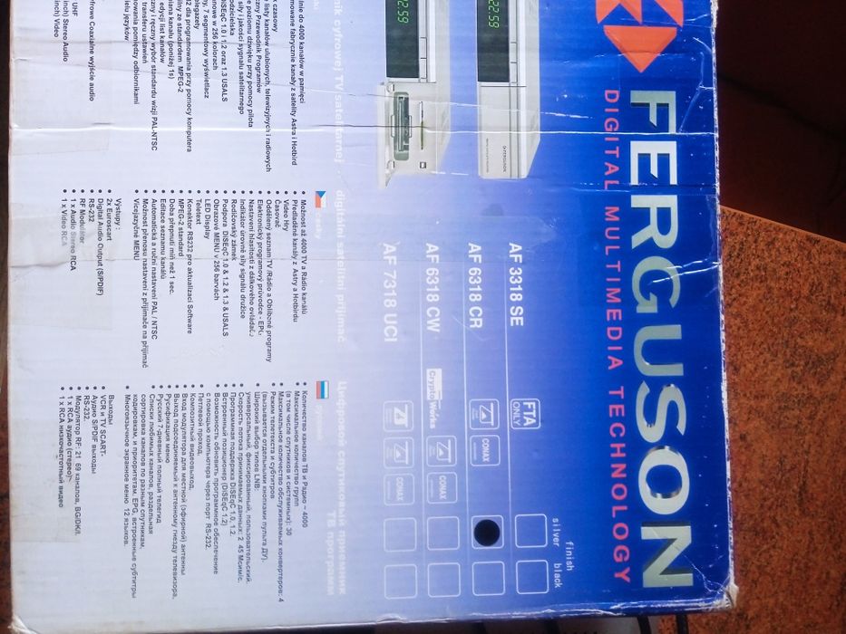 Цифровий супутниковий телеприймач ресивер ТВ програм Ferguson