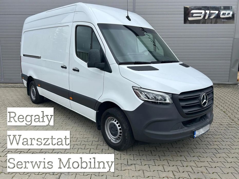 Mercedes-Benz Sprinter  Mercedes Sprinter _Warsztat Mobilny _Serwis: regały, szuflady ...