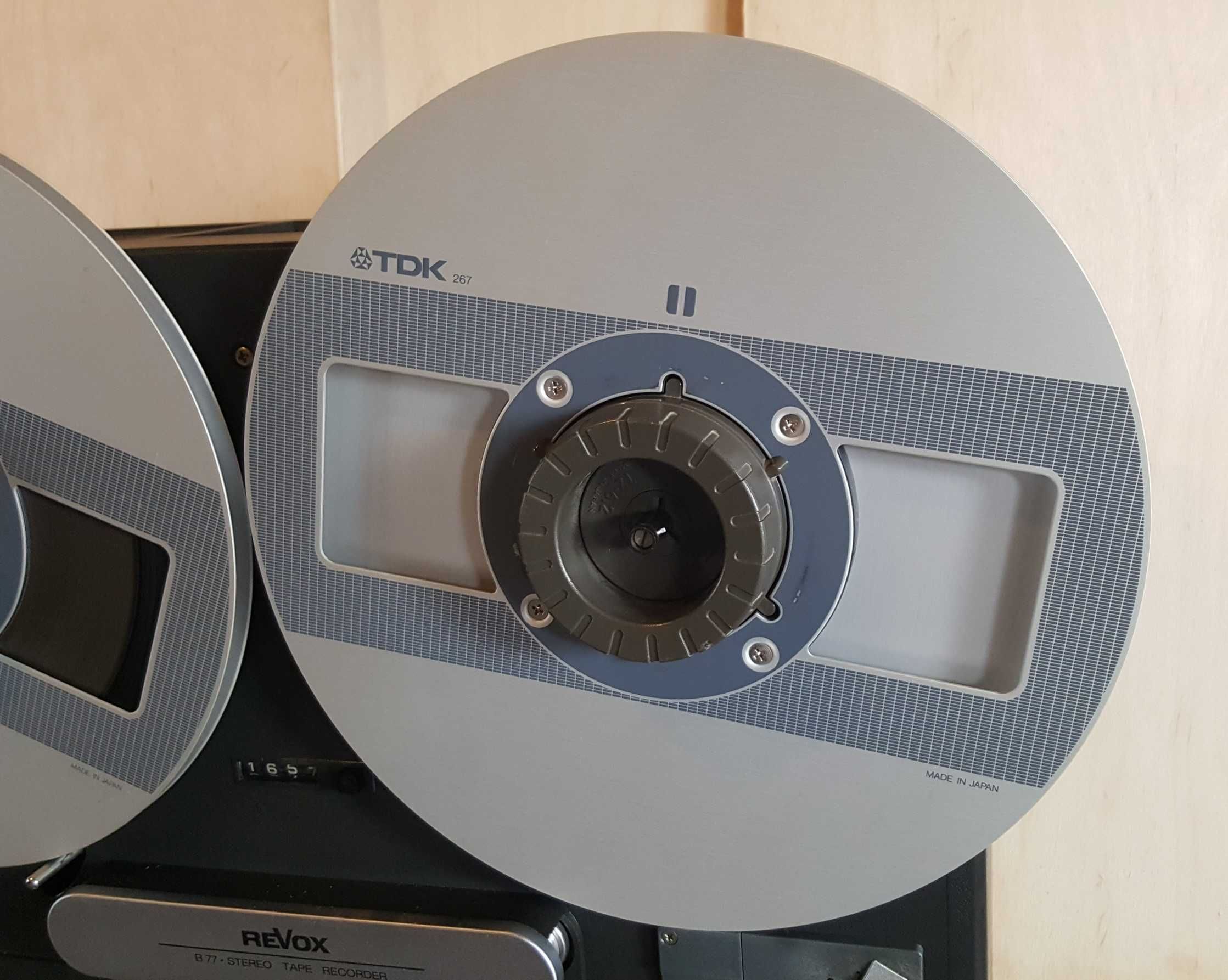 Szpula magnetofonowa z taśmą plus szpula 26.5 KOMPLET TDK Maxell Basf