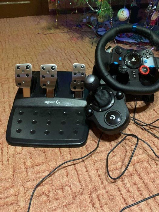 Logitech g29, В новом состояние, Руль для гонок, с комплектацией!