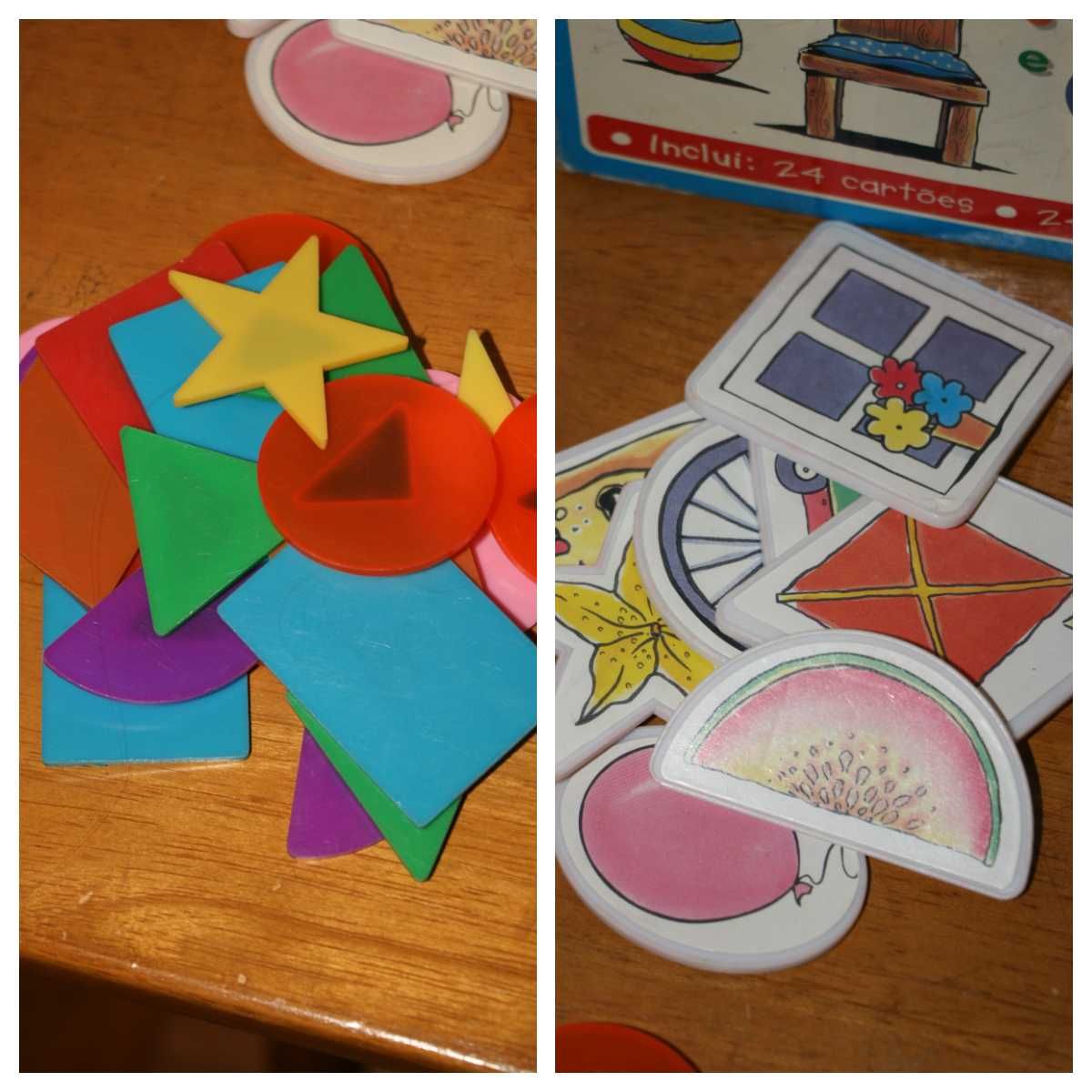 Jogo "O meu Primeiro Livro das Formas e Cores"