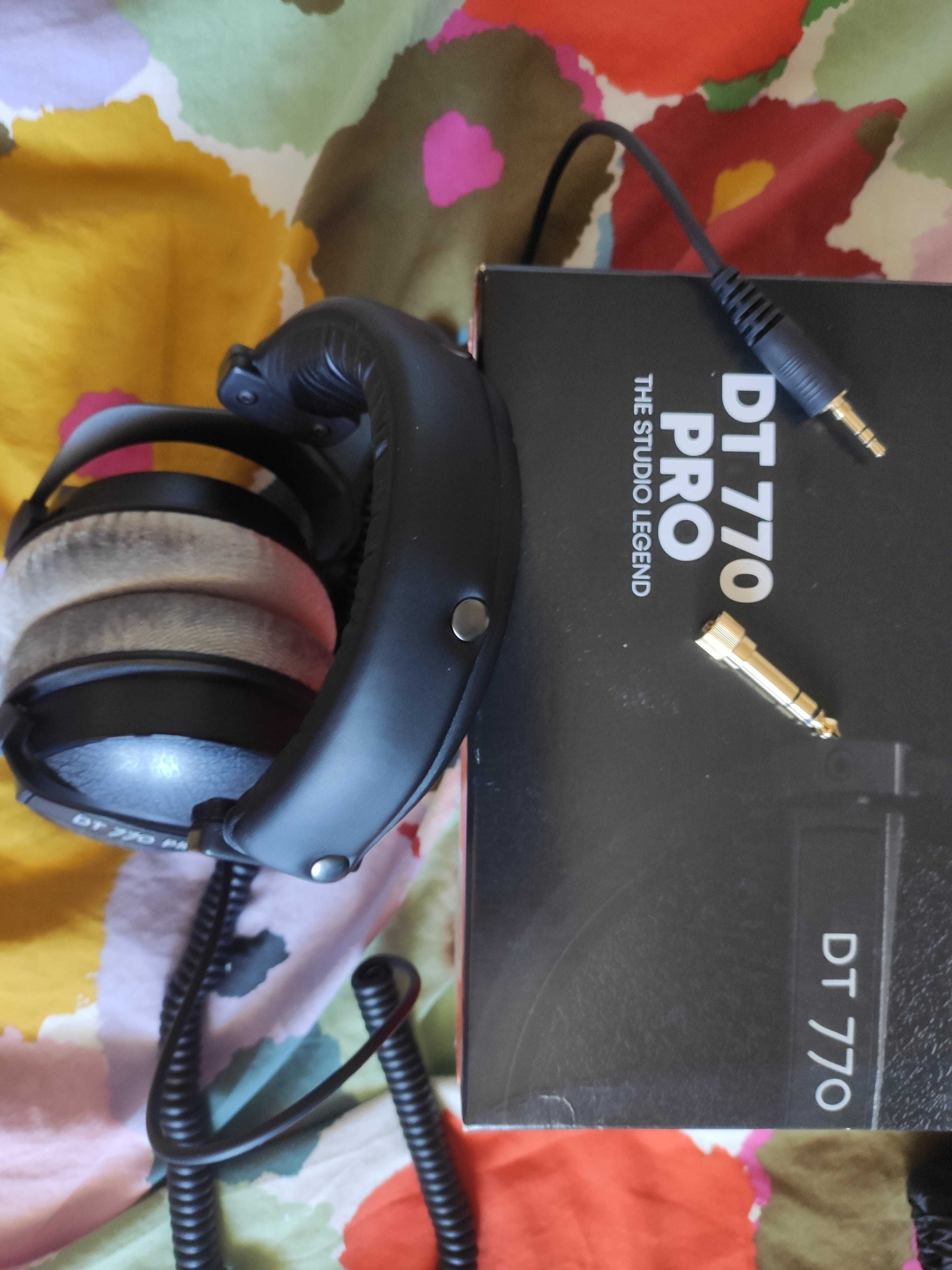 Słuchawki studyjne profesjonalne DT 770 PRO 250 Ohm Beyerdynamic