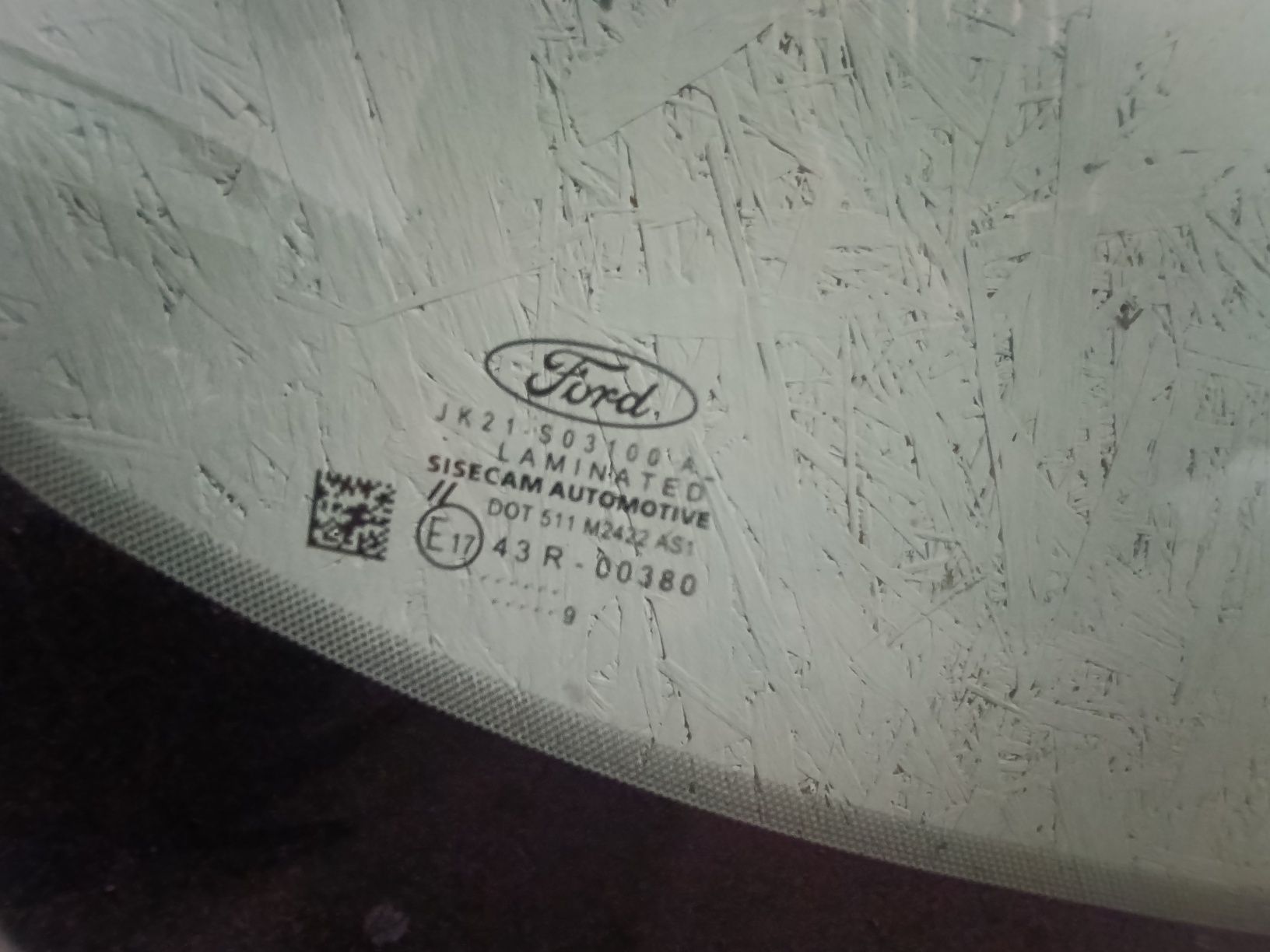 Szyba czołowa przednia przód Ford Transit Custom grzana oryginał 18r-