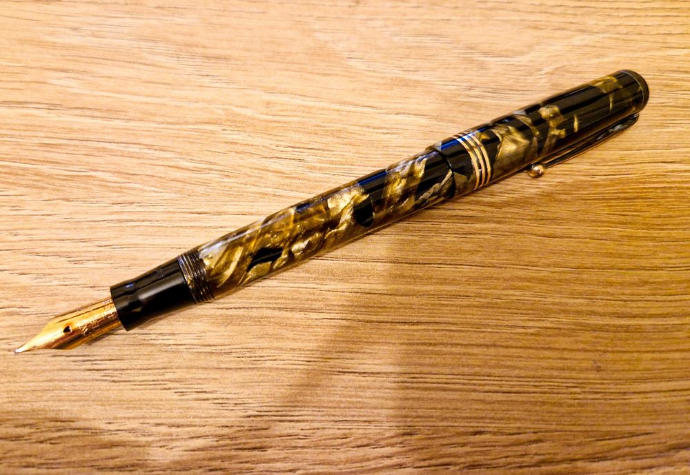 Pióro wieczne Mabie Todd & Co. Swan 1041 Leverless, EN, ca. 1940s