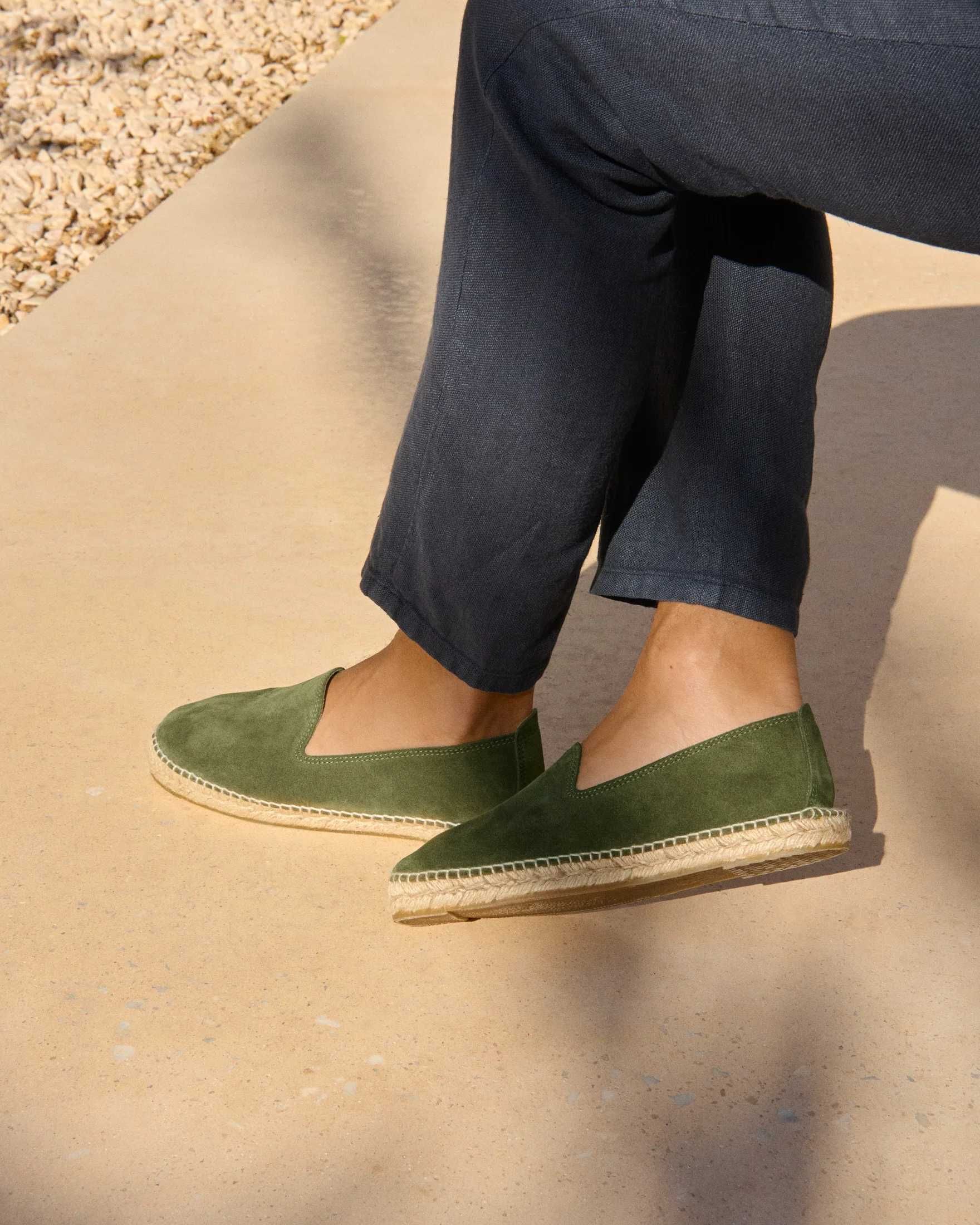 Еспадрилії Manebí Hamptons Olive — оригінал, нові