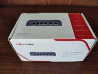 Zasilacz PoE 4x Switch Hik Vision Przełącznik 4 Kanały Port Swich Hi 6