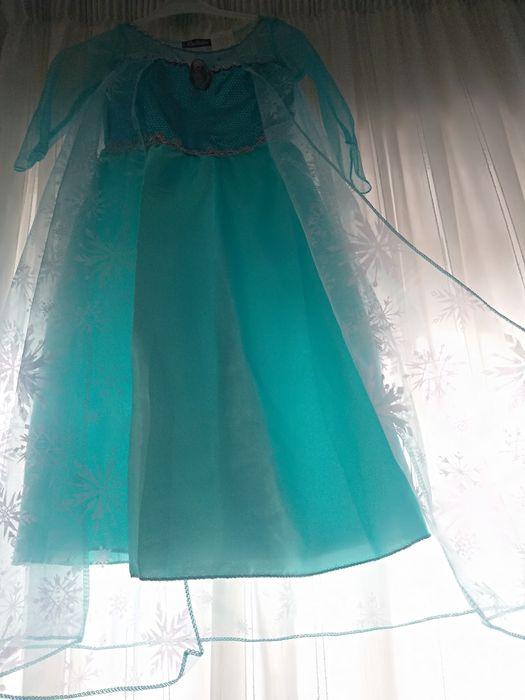 Vestido Princesa Elsa Frozen Aniversário, Carnaval, Dia da Criança