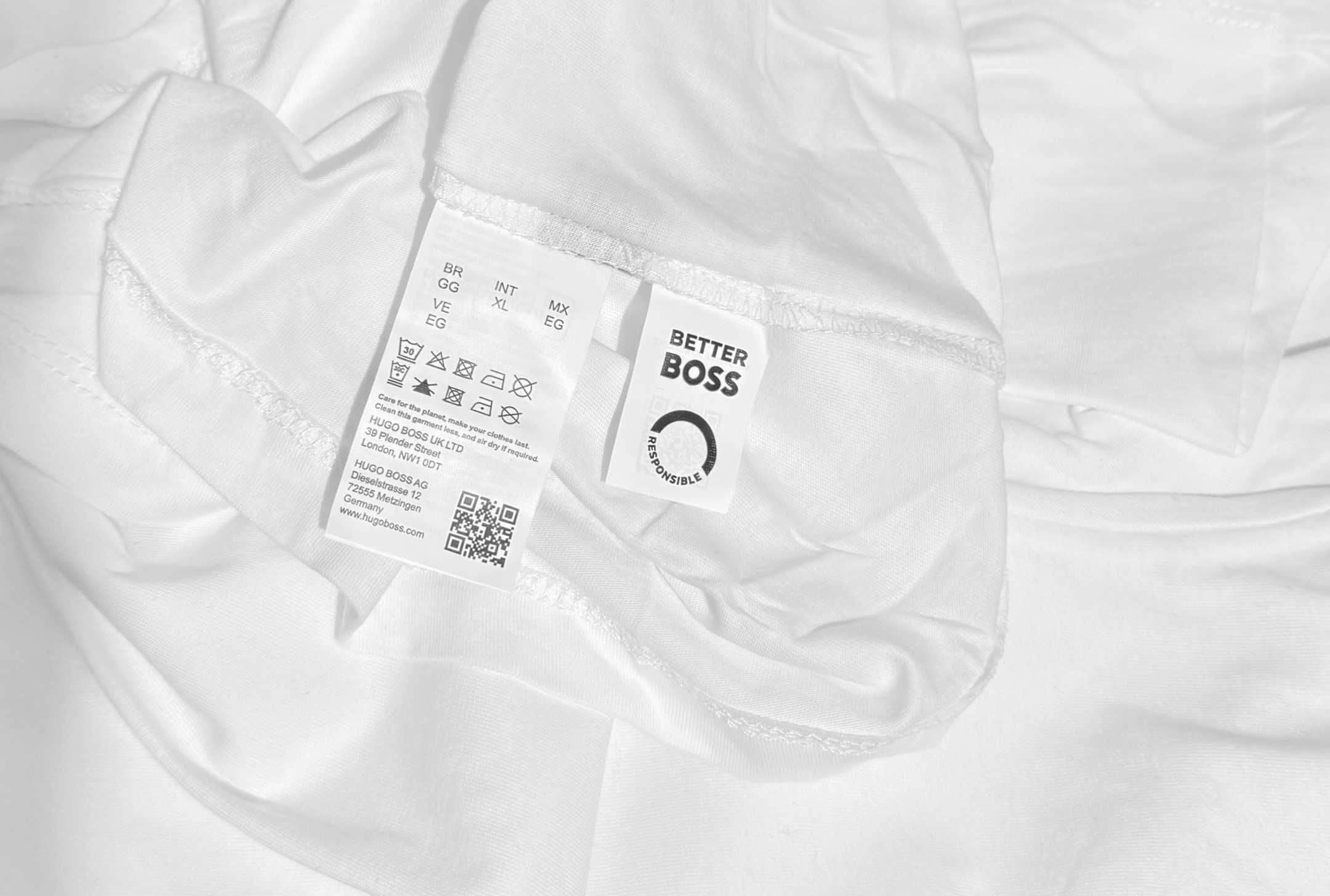Hugo Boss koszulka męska biały rozmiar XL