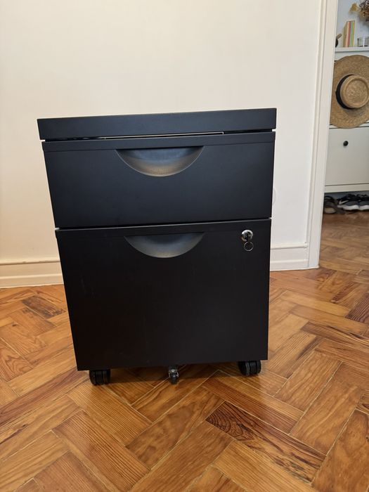 Bloco gavetas arquivador Ikea Erik com chave