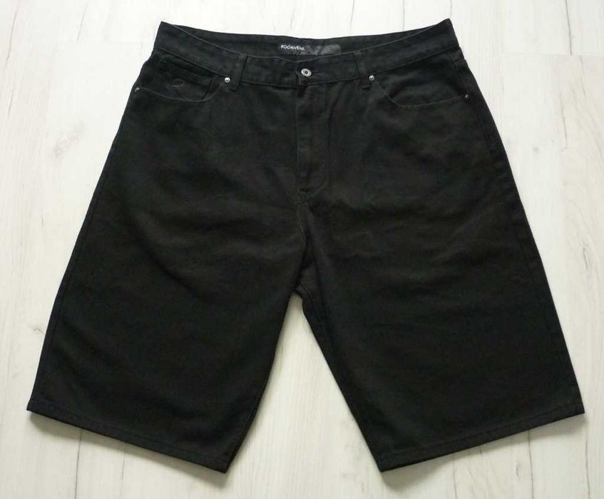 Duże męskie krótkie spodnie jeansowe ROCAWEAR W42 3XL spodenki z USA!