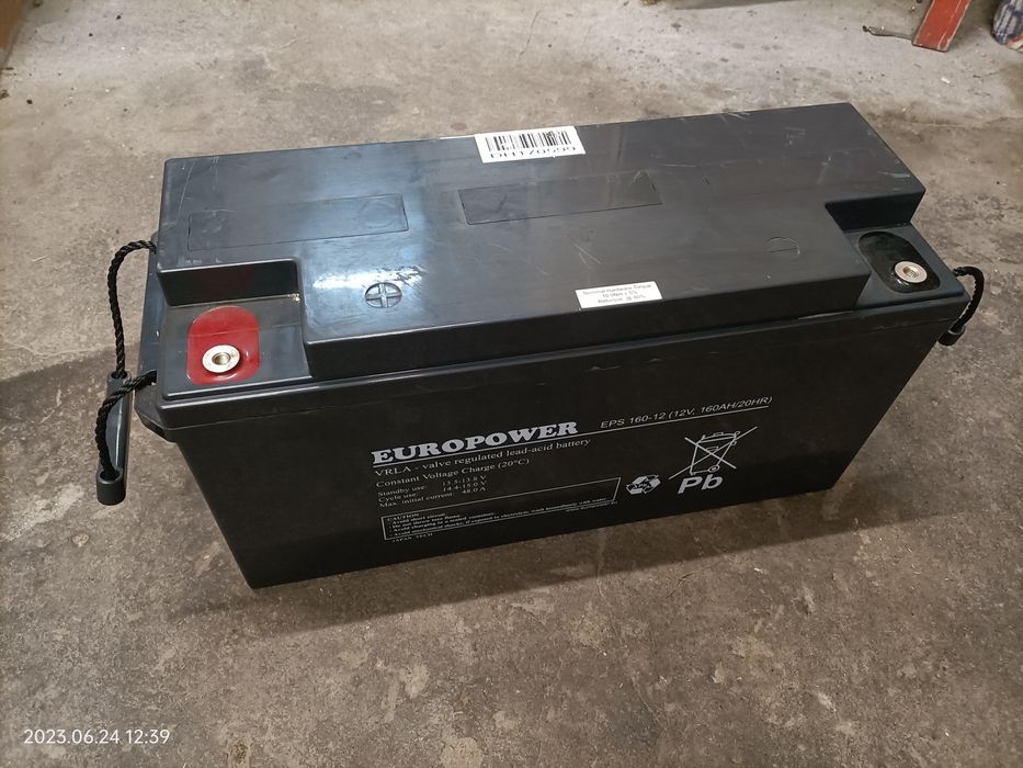 Akumulator Europower EPS 160-12 (12V, 160AH/20HR)