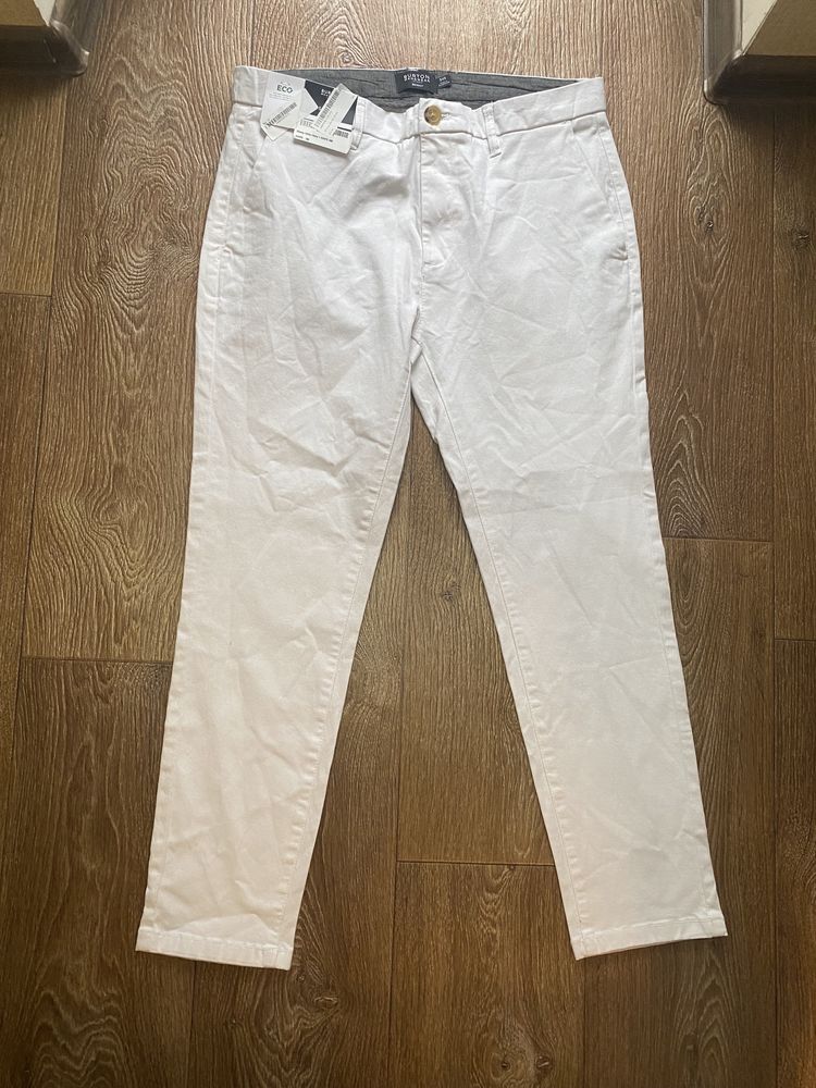 Белые штаны Burton menswear skinny
