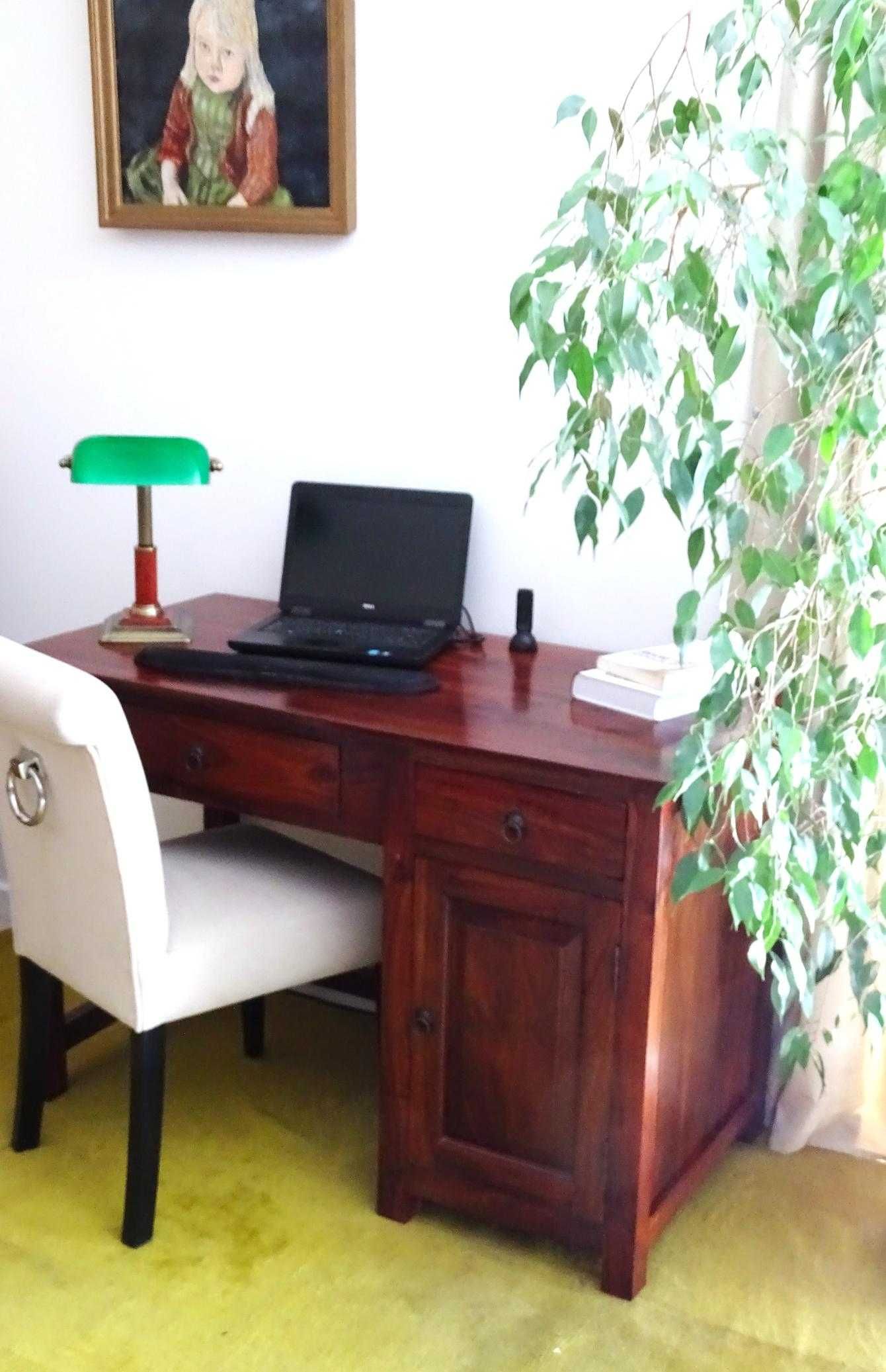 Biurko z twardego drewna egzotycznego w Indyjskim stylu z AlmiDecor