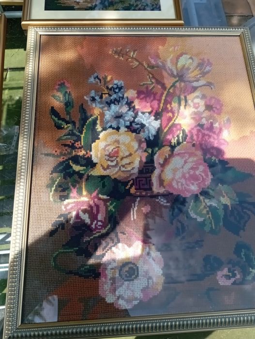 Obrazy wyszywane ręcznie  haft krzyżykowy