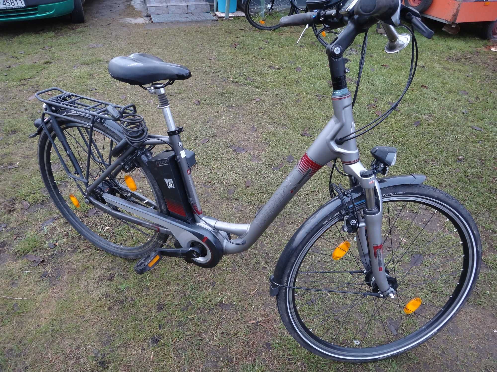 rower ze wspomaganiem ze sprawną baterią