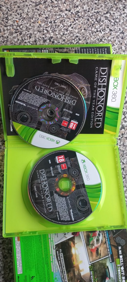 Dishonored game of the year edition/Dirt 2/LA noire Xbox 360
